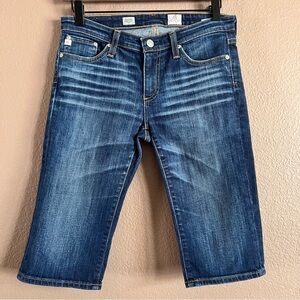 AG Adriano Goldschmied Malibu Bermuda Length Jean Shorts Size 27